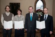 Rektor Univerzity Karlovy ocenil nejlepší studenty prestižní Bolzanovou cenou